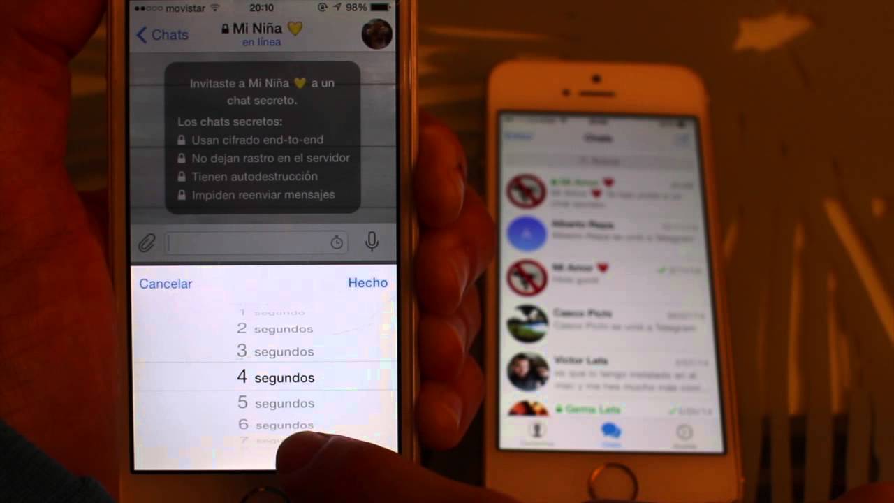 Telegram ahora tiene fotos y videos que se autodestruyen en cualquier chat individual