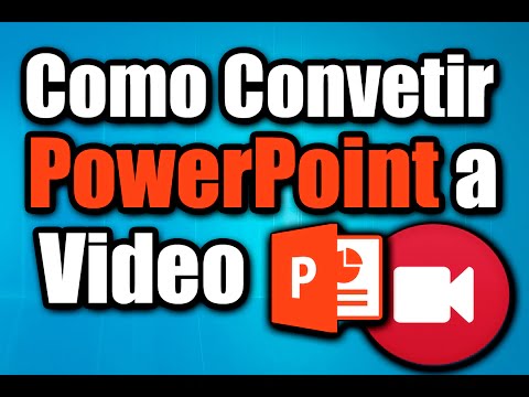 Como convertir una presentacion de powerpoint a video 1