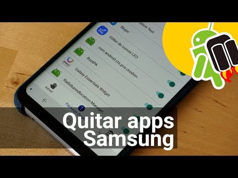 Como desinstalar aplicaciones del telefono samsung galaxy