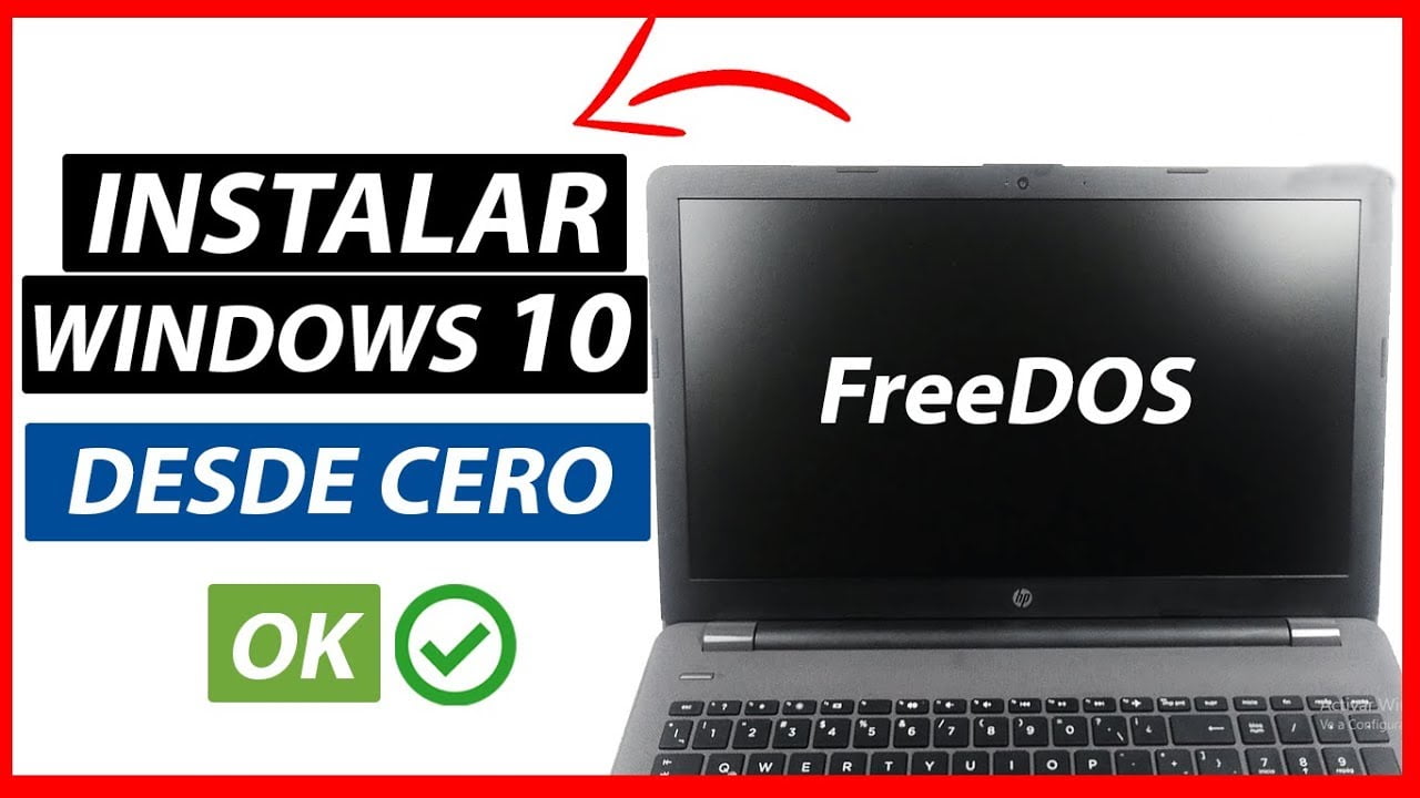 Cómo Instalar Windows en un Equipo con FreeDOS: Guía Paso a Paso