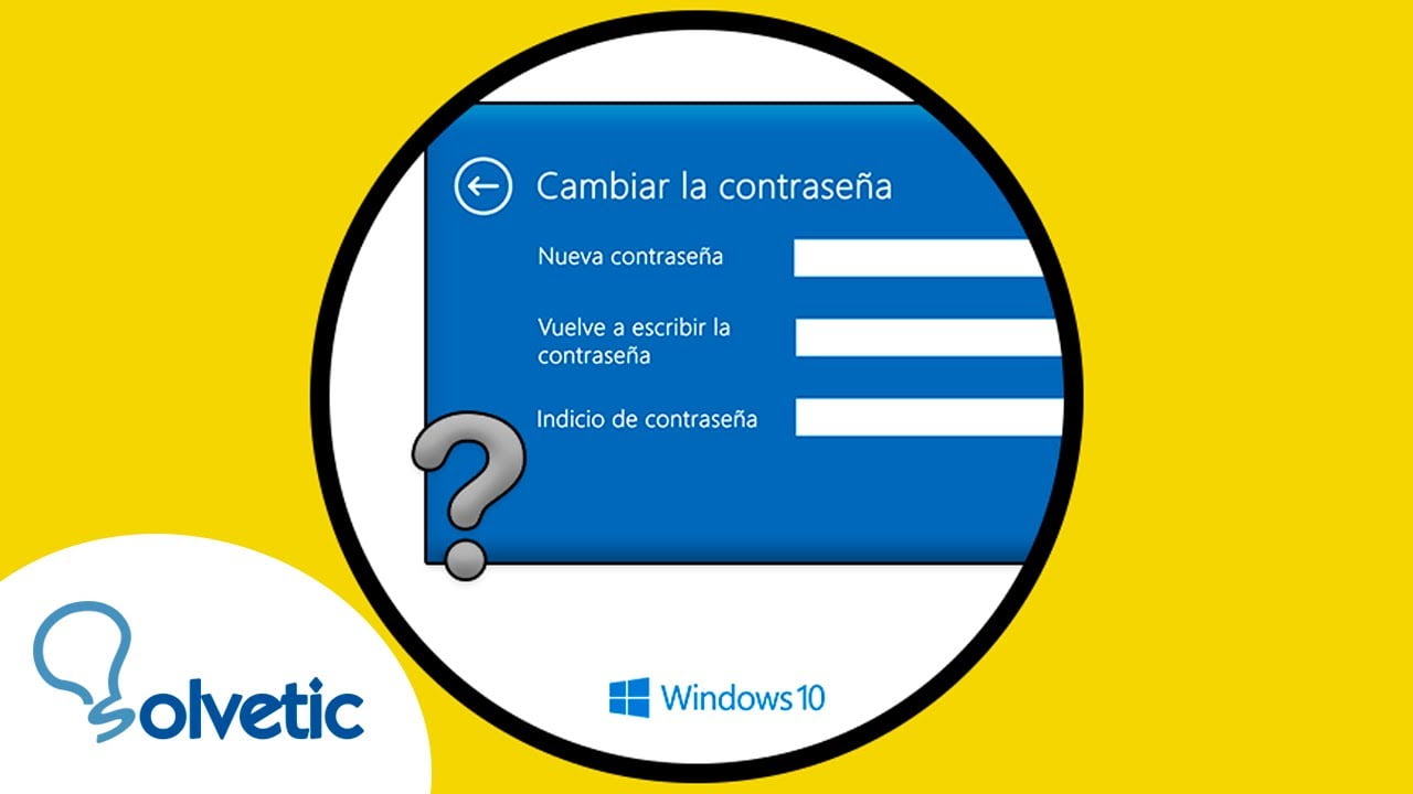 Indicio de Contraseña Windows 10: ¿Cuál es?