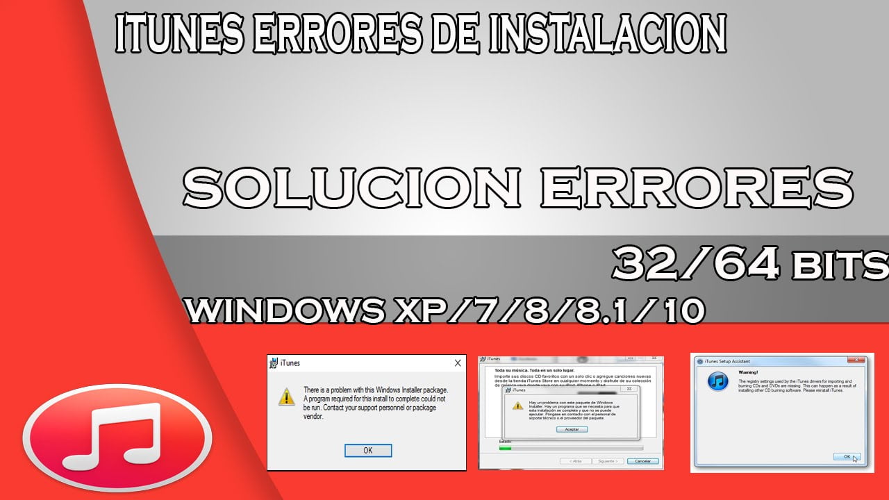 Solución al Error de Instalación de iTunes en Windows 7