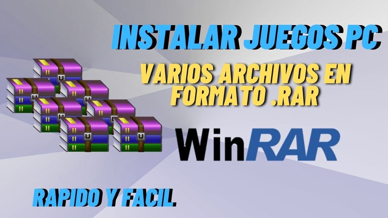 ¿Cómo instalar un archivo RAR en mi PC?