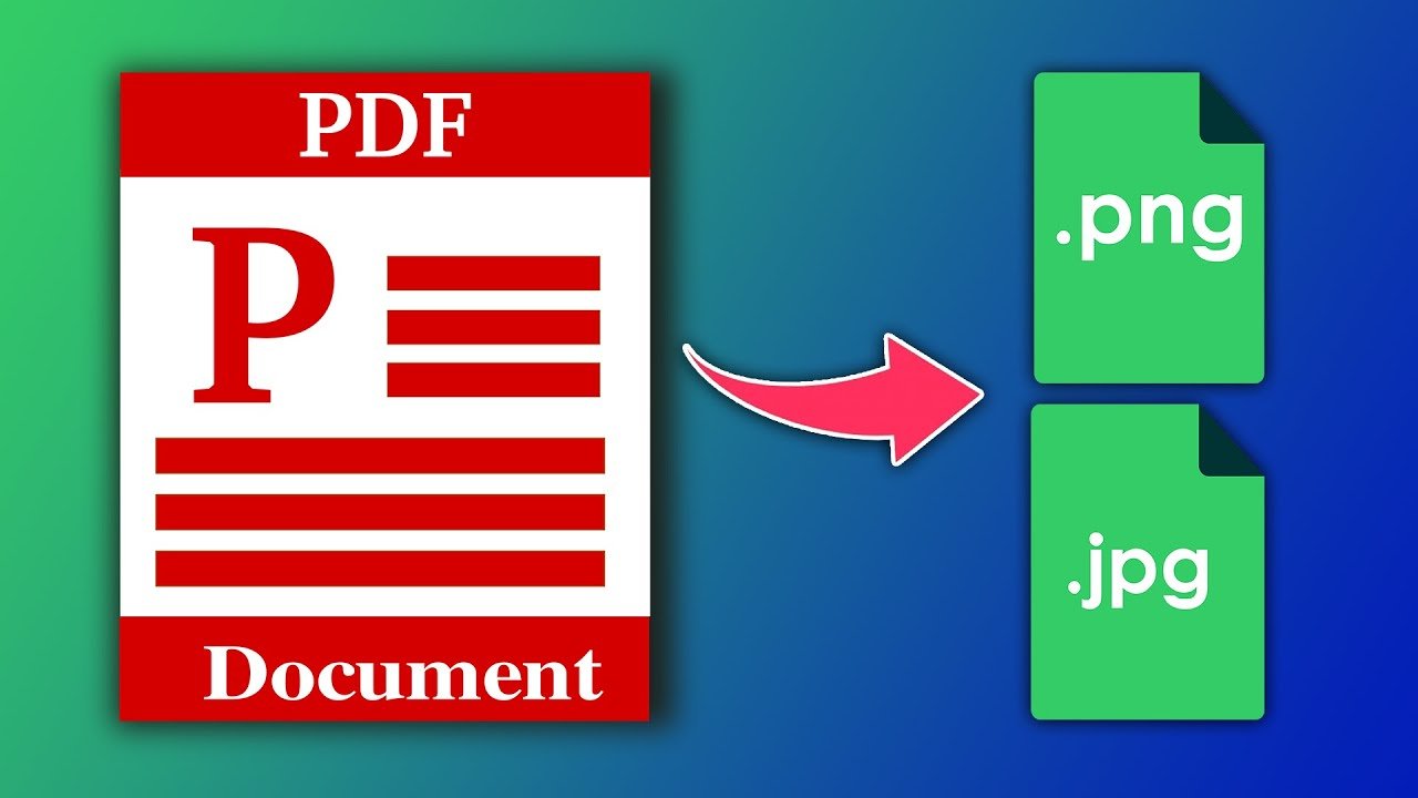 ¿Cómo pasar de PDF a JPG o PNG?