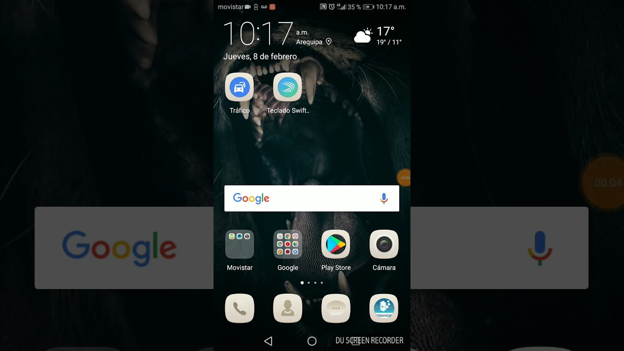 ¿Cómo poner la hora y el tiempo en la pantalla de inicio Huawei?