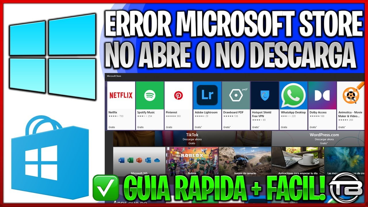Solución a Problema Cuando Windows 10 No Abre la Tienda