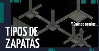¿Cuál es la función de las zapatas en construcción?