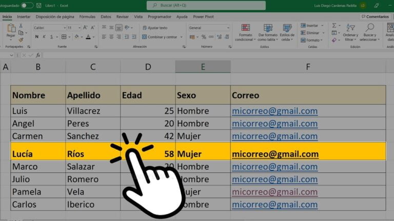 ¿Cómo marcar las líneas de las celdas en Excel?