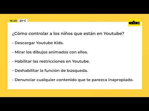 ¿Cómo controlar lo que los niños ven en YouTube?