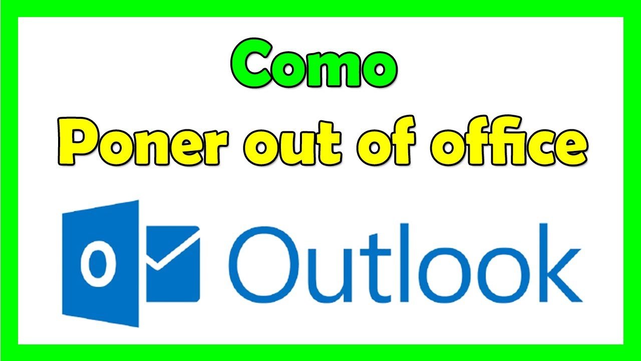 ¿Dónde está el Out of Office en Outlook?