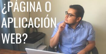 ¿Qué es una aplicación o página web?