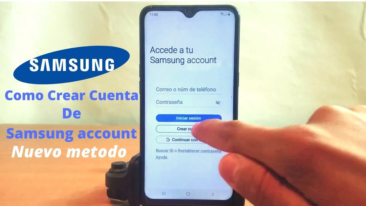 ¿Cómo crear una nueva Samsung Account?