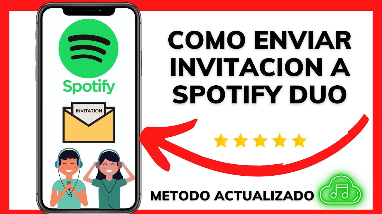 ¿Cómo invitar para Spotify duo?