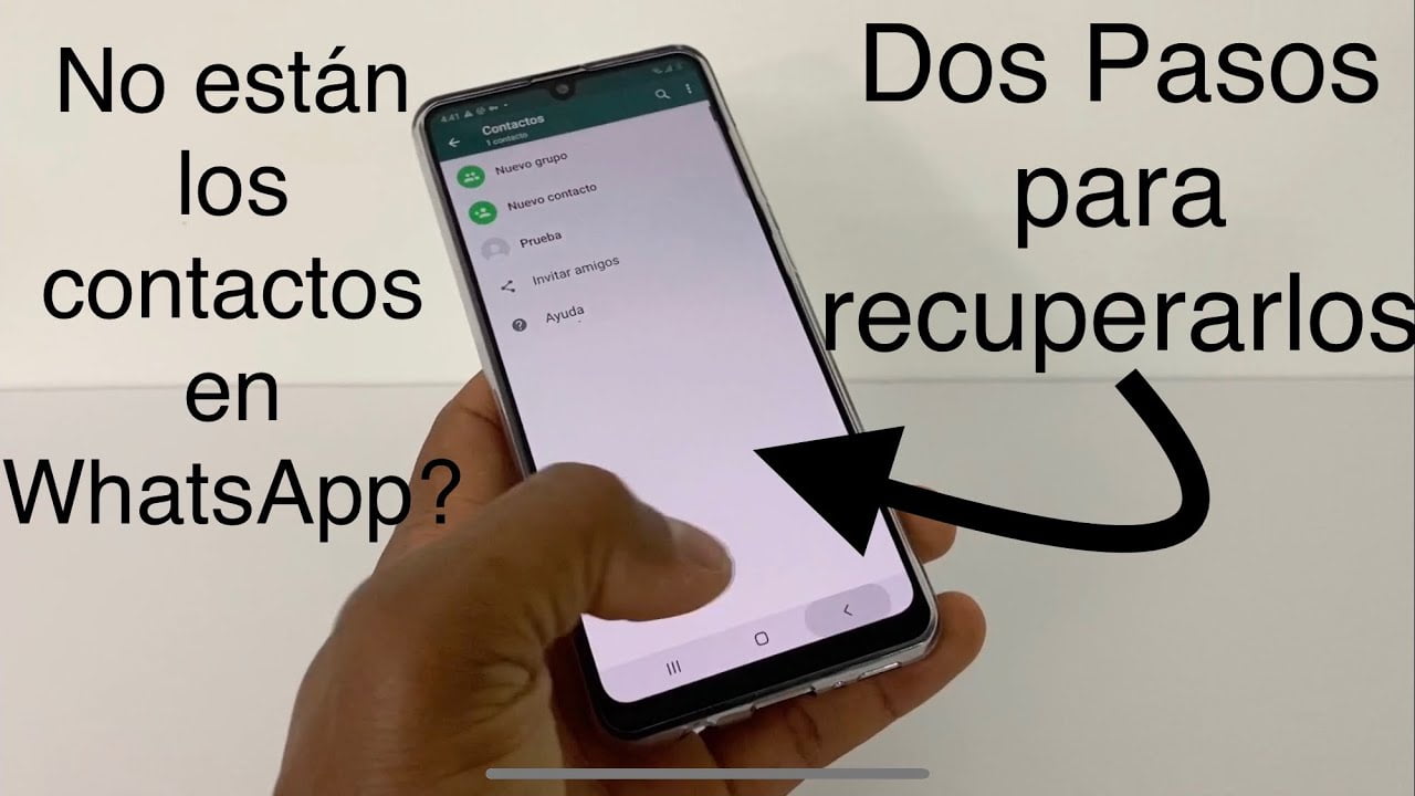 ¿Cómo hacer para que mis contactos no aparecen en otro celular?
