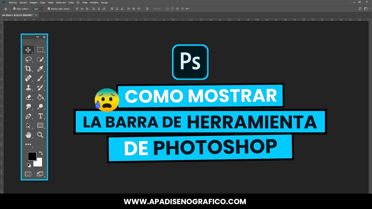 ¿Cómo poner la ventana de herramientas en Photoshop?