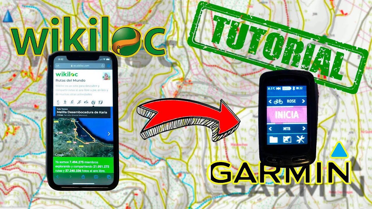 ¿Cómo pasar una ruta de Wikiloc a Garmin?