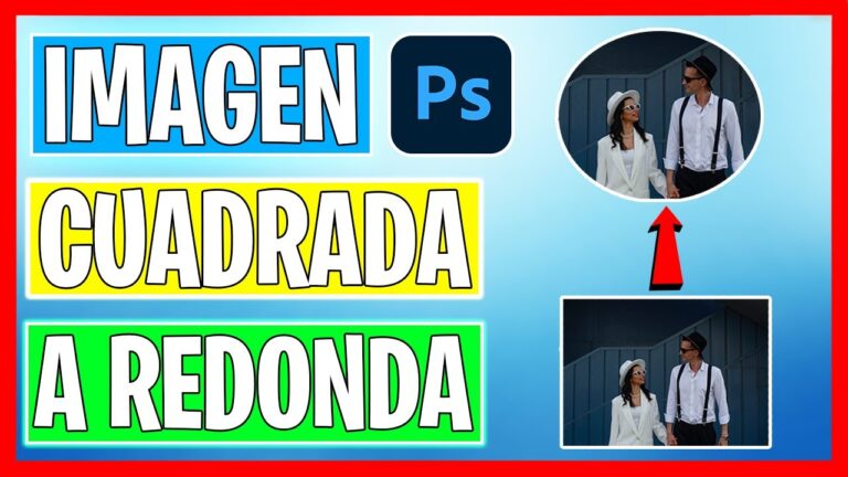 How to make a square image round in Photoshop?