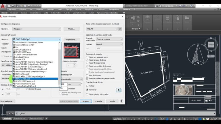How to convert AutoCAD files to PDF and print to scale?