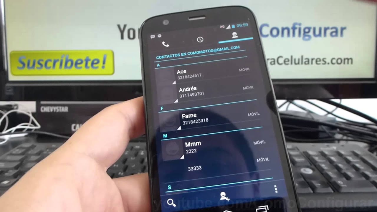 ¿Cómo borrar todos los contactos de un Motorola?