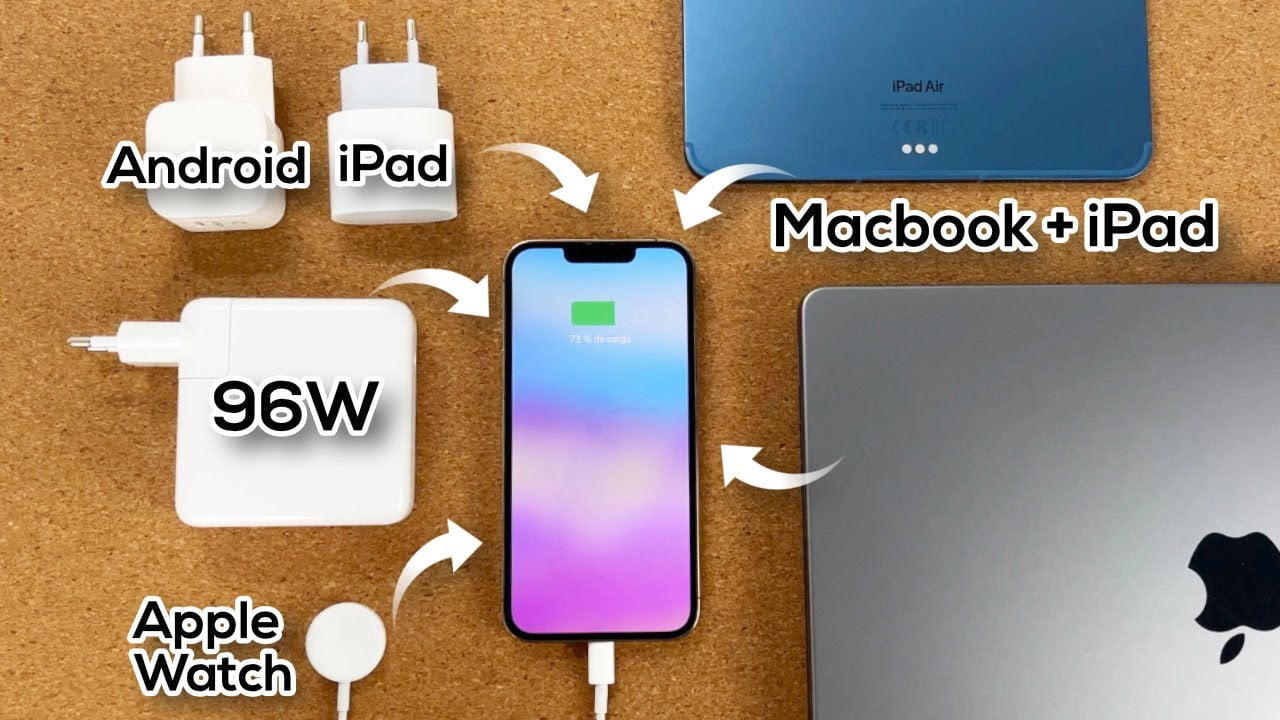 ¿Qué cargador trae el iPad 8?