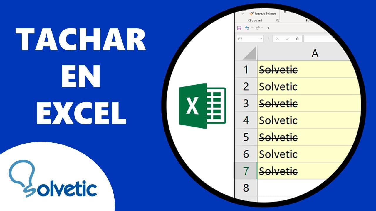¿Cómo tachar en Excel para Mac?