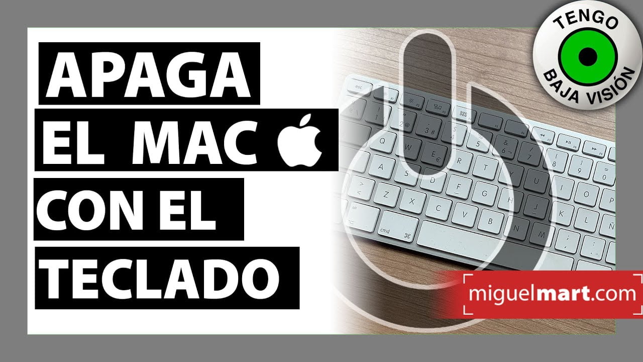 ¿Cómo forzar apagado en Mac con teclado?