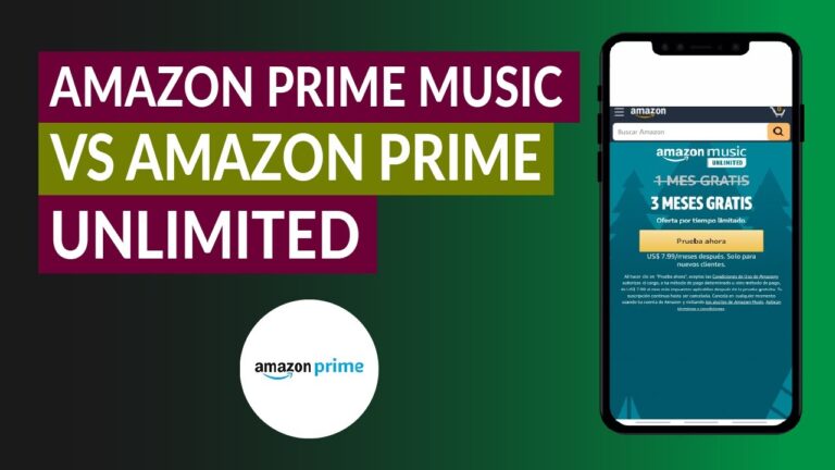 Musical Prime ¿Qué diferencia hay entre Amazon Music Prime y Unlimited?