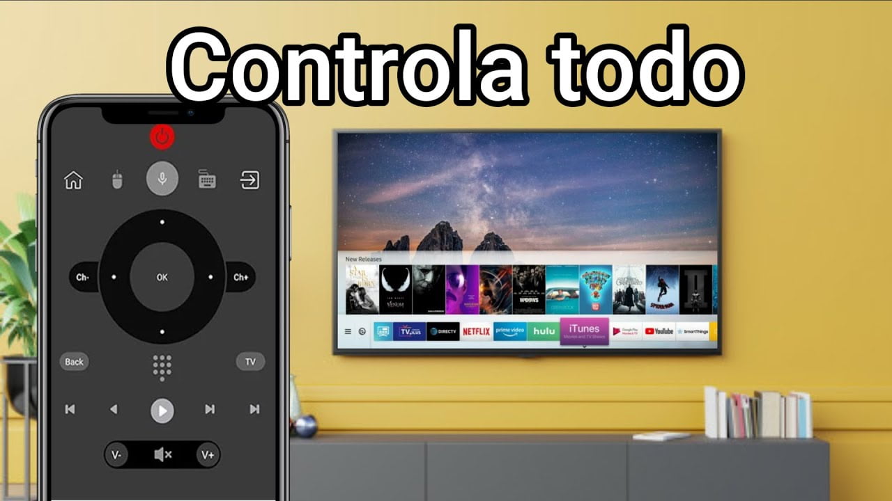 ¿Cómo controlar el televisor con el celular?