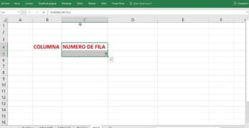 ¿Cuál es la función de la fila en Excel?