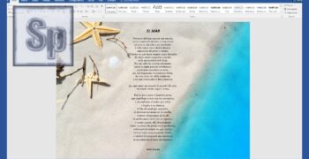 ¿Cómo puedo poner una imagen de fondo en Word y escribir sobre ella?