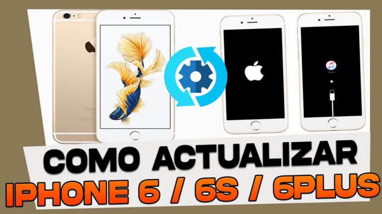 ¿Cómo hago para actualizar el software de mi iPhone 6?