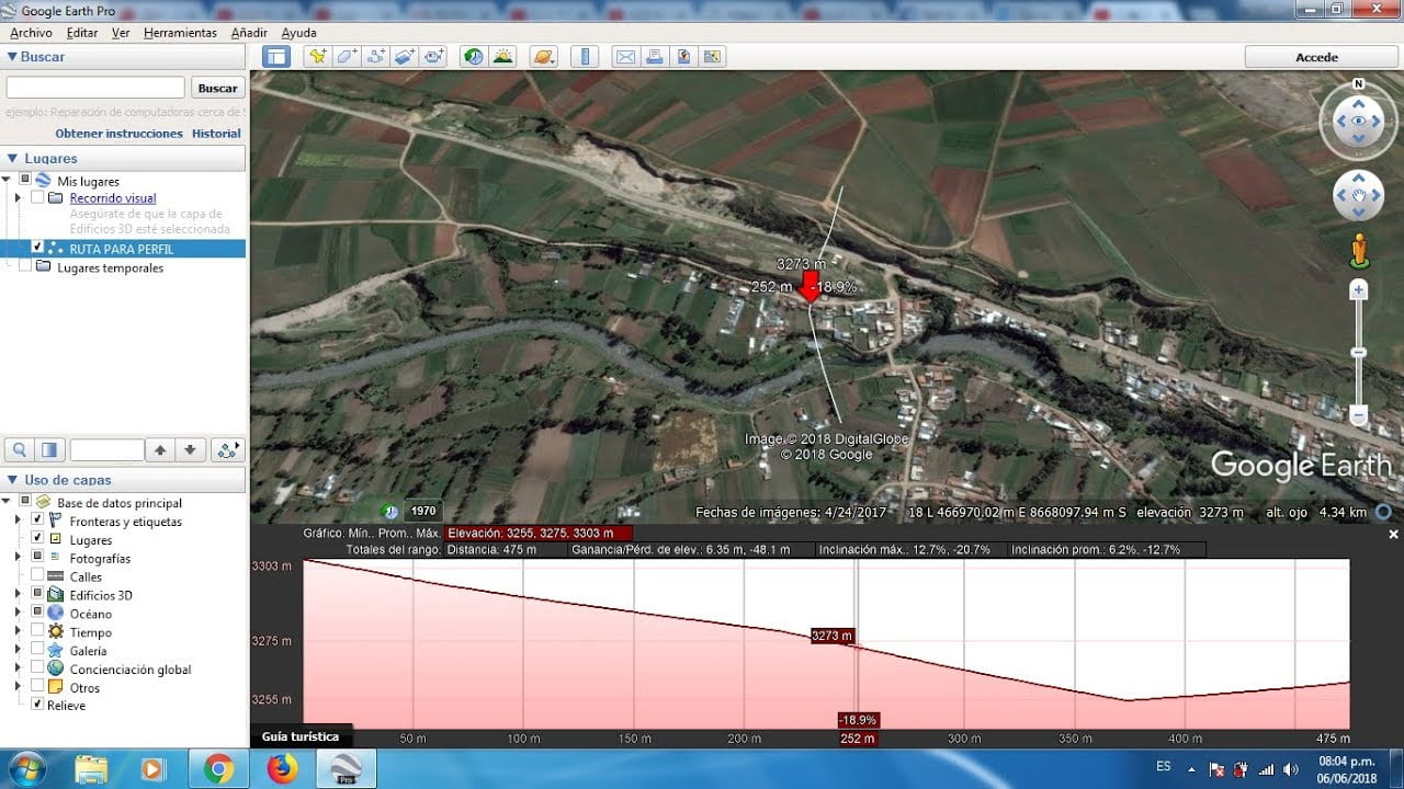 ¿Cómo dibujar un terreno en Google Earth?