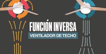 ¿Cómo tiene que girar un ventilador de techo?