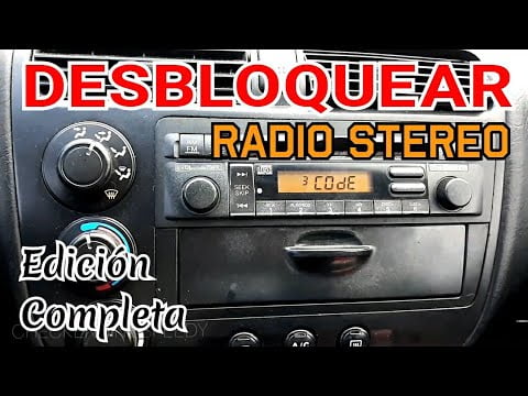 ¿Cómo conseguir el código de la radio de mi coche?