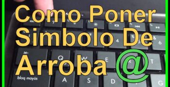 ¿Cómo hacer el símbolo de correo con el teclado?
