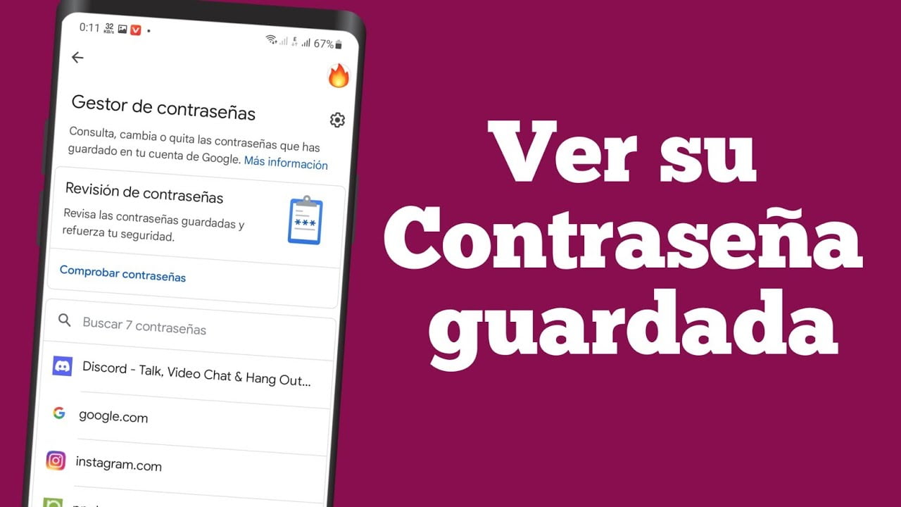 ¿Cómo saber la contraseña de una aplicación?