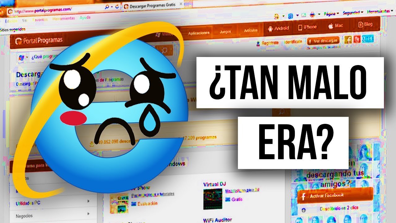 ¿Cuáles son las desventajas de Internet Explorer?
