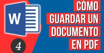 ¿Cómo guardar como formato PDF?