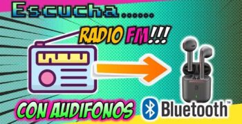 ¿Cómo escuchar radio a través de Bluetooth?