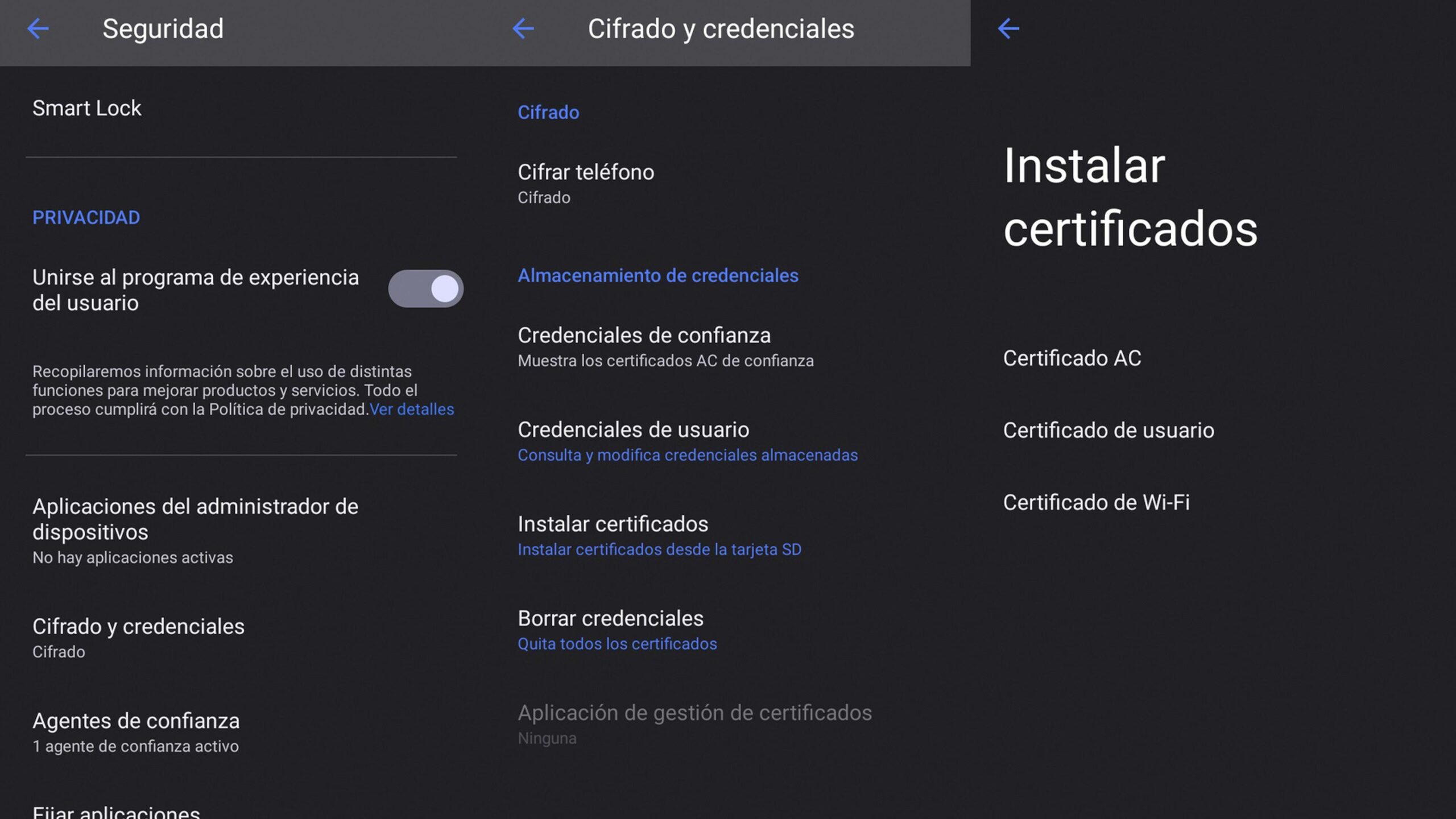 Requisitos y formatos de certificado digital