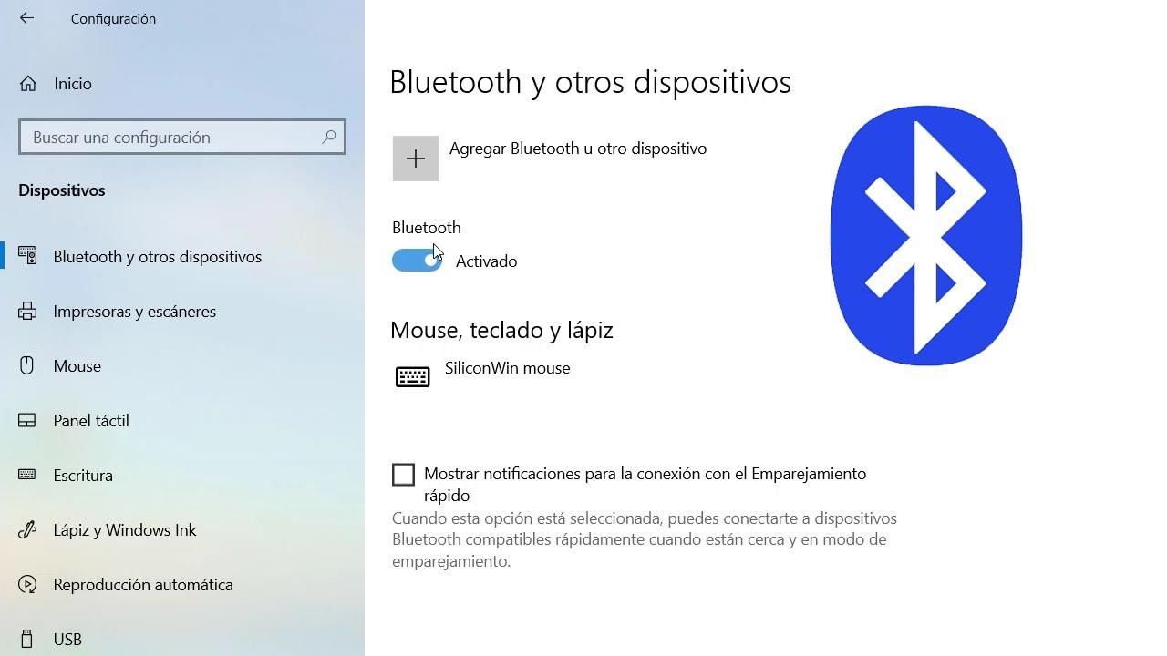 Tecnología Bluetooth en el ordenador