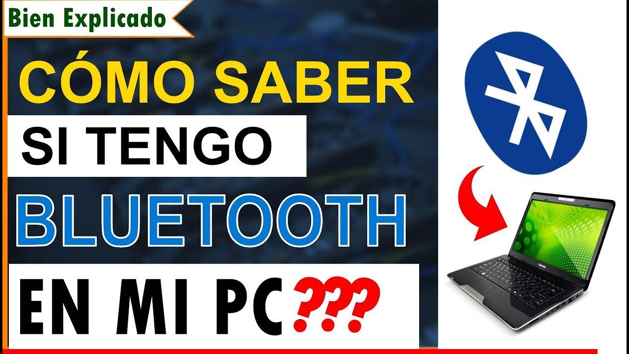 Comprobar Bluetooth en Windows