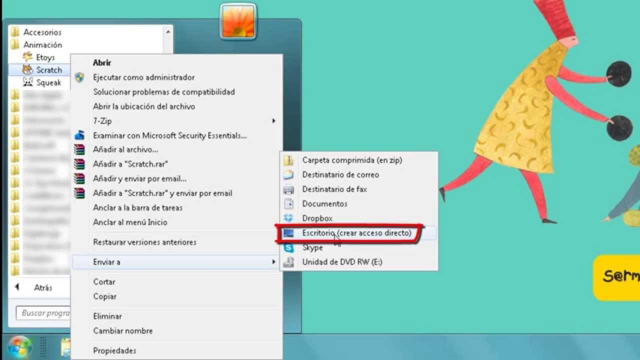 crear accesos directos con Windows Script Host