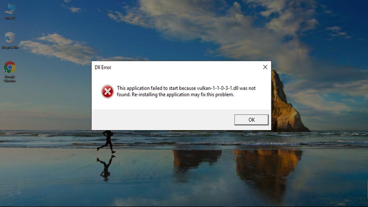 Error de vulkan-1.dll en Windows
