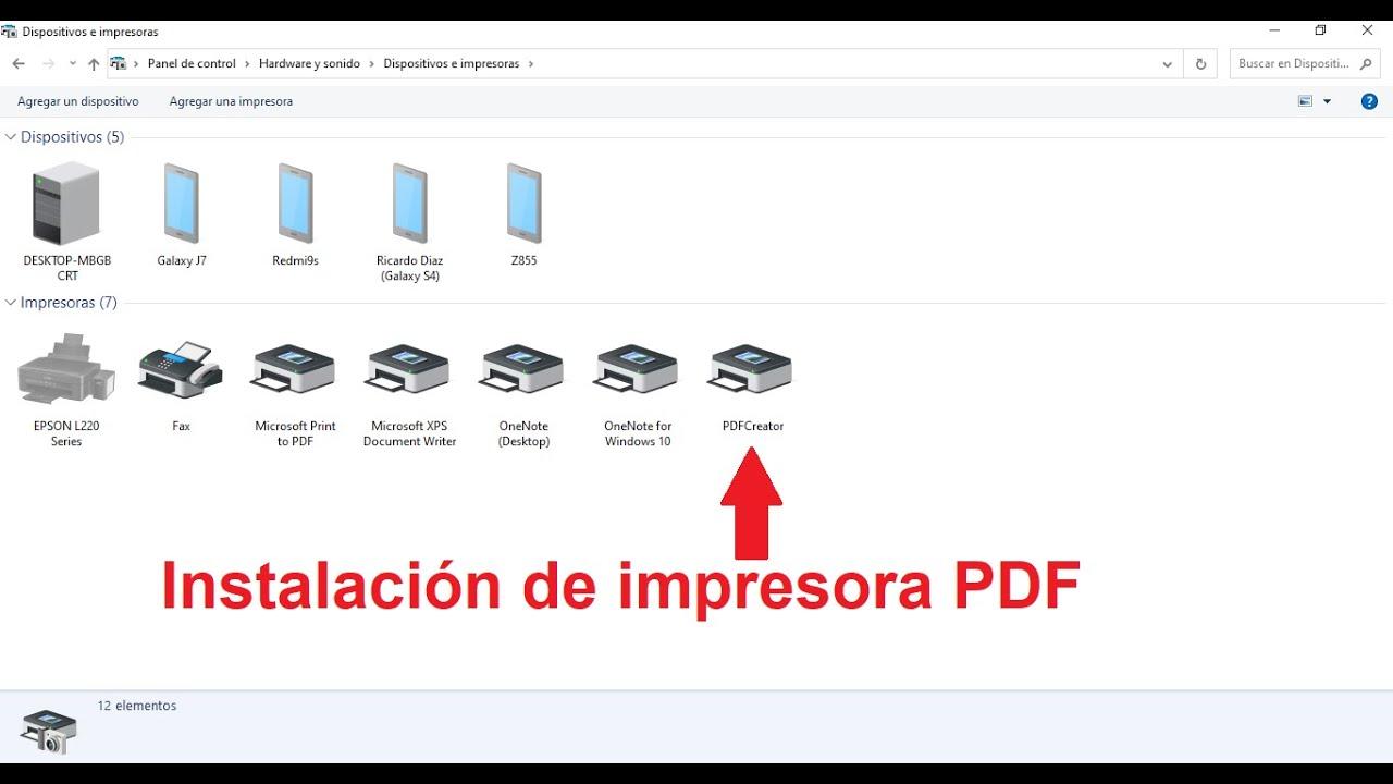 Impresora PDF