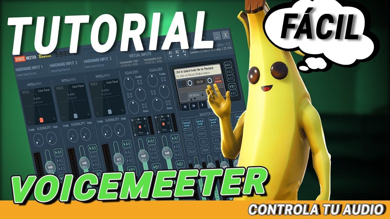 Panel principal Voicemeeter Banana