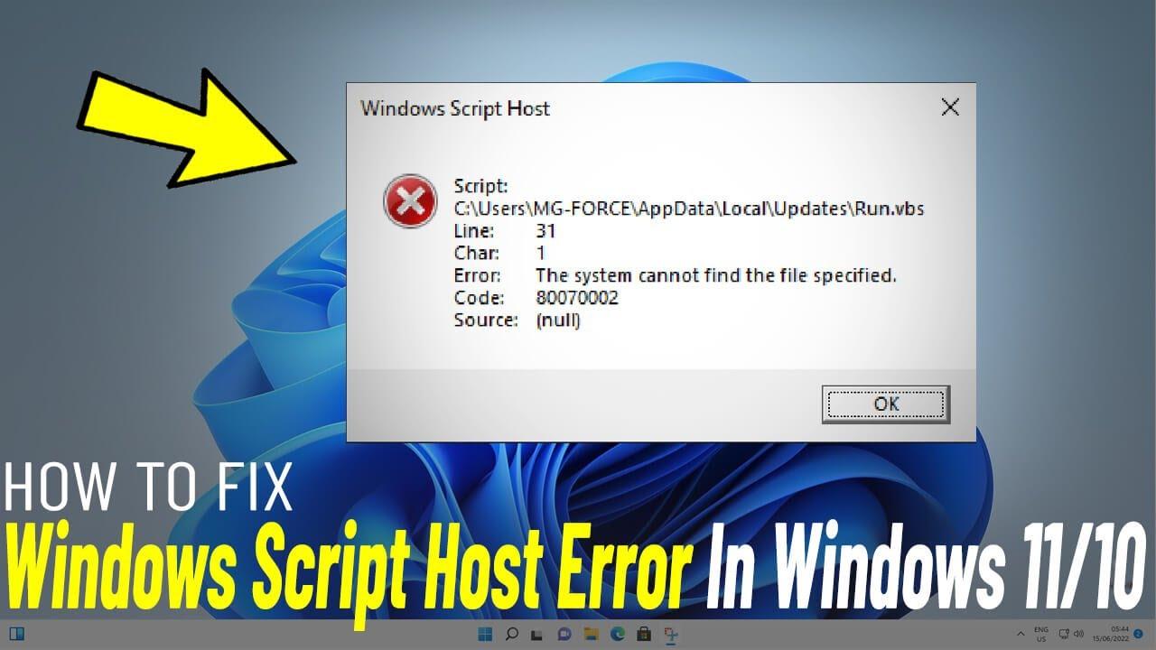 Entorno de scripting de Windows