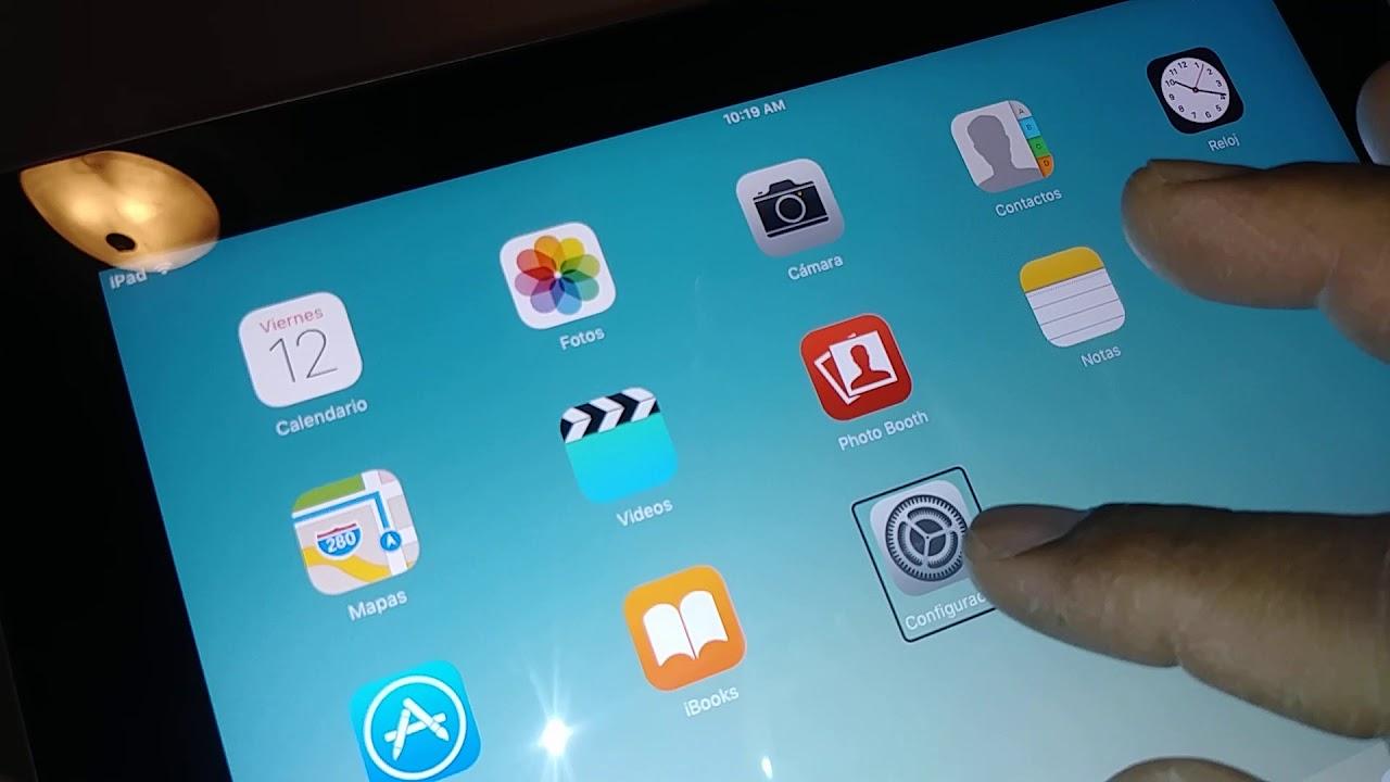 Pantalla con lector de pantalla activado