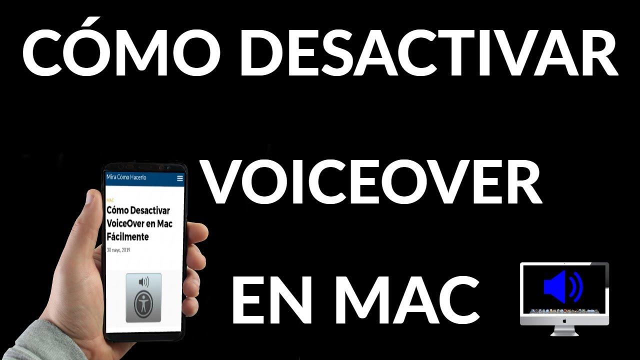 Guía para desactivar VoiceOver o TalkBack