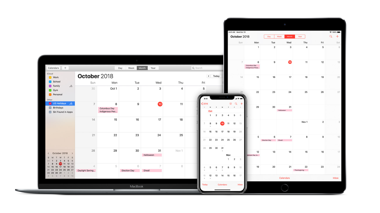 Personalización del calendario en iPhone